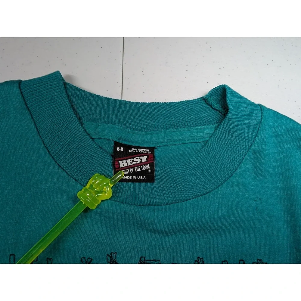 Vintage 1994 Philadelphia Zoo Childrens T Shirt 6-8 Best Kids Wild Life Club - Picture 4 of 9